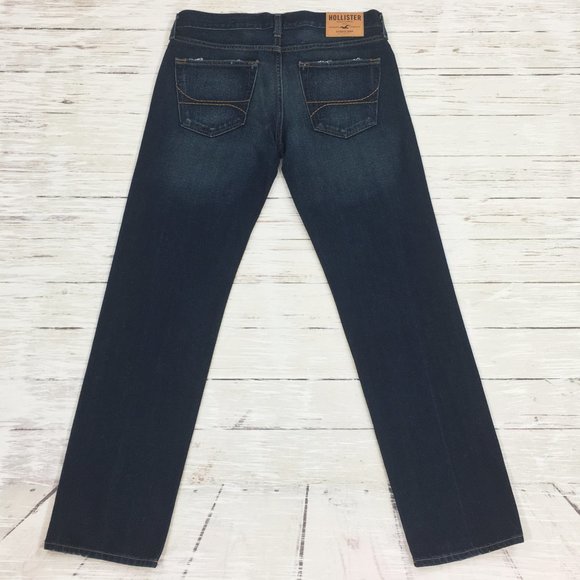 Hollister ~ Destroy Button Fly Straight Leg Jeans - Picture 6 of 12